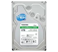 TOSHIBA S300 DISCO DURO DE VIGILANCIA HDD 6TB 3,5" SATA 5400RPM DISCO DVR PC NAS