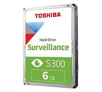 Toshiba S300 Surveillance - Festplatte - 6tb - Intern - 3.5" (8,9 Cm) - Sata 6gb/s - 5400 U/min - Puffer: 256mb (hdwt860uzsva)