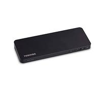 Toshiba Thunderbolt 3 Dock Negro - Base (Alámbrico, Thunderbolt 3, USB Tipo A, USB Tipo C, 10,100,1000 Mbit/s, 3840 x 2160 Pixeles, CC)