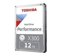 Toshiba X300 - Disco Duro Interno de 12 TB para Rendimiento y Juegos de 3.5 Pulgadas - CMR SATA 6 GB/s 7200 RPM 512 MB de caché - HDWR51CXZSTA