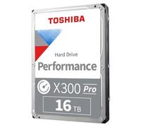 Toshiba X300 PRO 16TB Alto Rendimiento de Carga de Trabajo para Profesionales Creativos Disco Duro Interno de 3.5 Pulgadas - Hasta 300 TB/Año Velocidad de Carga de Trabajo CMR SATA 6 GB/s 7200 RPM 512