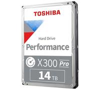 Toshiba X300 PRO - Disco duro interno de 3.5 pulgadas de alto rendimiento de carga de trabajo de 14 TB para profesionales creativos - Hasta 300 TB/año tasa de carga de trabajo CMR SATA 6 GB/s 7200 RPM