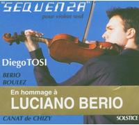 Tosi, Diego - Sequenza Pieces pour Violon Seul [Import]