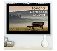 Toskana - Die Magie des Val d'Orcia (hochwertiger Premium Wandkalender 2026 DIN A2 quer), Kunstdruck in Hochglanz: Das Val d'Orcia ist Toskana wirkt ... wurde 2004 zum UNESCO Weltkuturerbe erklärt
