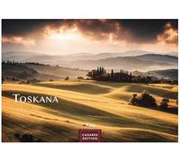 Toskana Kalender 2026 24x35 cm - Wandkalender mit malerischen Fotos der Toskana- Italien - hochwertiger Fotokalender