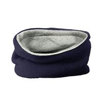 TOSKATOK® Bufanda para el cuello con redecilla de forro polar suave y reversible cálida para niños y niñas