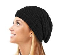 TOSKATOK Gorro de Invierno Holgado de Punto para Mujer