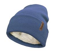 TOSKATOK - Gorro de Punto para Hombre y Mujer, Unisex, clásico, Suave, cálido, con Forro Polar térmico Suave