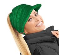 TOSKATOK Gorro para Mujer con diseño de Cola de Caballo y moño desordenado