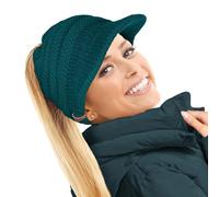 TOSKATOK Gorro para Mujer con diseño de Cola de Caballo y moño desordenado