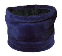 TOSKATOK® Juego de bufanda o calentador de cuello de forro polar ultra cómodo para niños, azul marino, Talla única