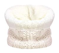 TOSKATOK Niños Niñas Invierno Rib Seed Stitch Térmico Cálido Acogedor Forro Polar Calentador De Cuello Snood Bufanda Con Conjunto De Gorro