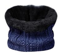 TOSKATOK Niños Niñas Invierno Rib Seed Stitch Térmico Cálido Acogedor Forro Polar Calentador De Cuello Snood Bufanda Con Conjunto De Gorro