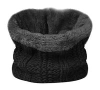 TOSKATOK Niños Niñas Invierno Rib Seed Stitch Térmico Cálido Acogedor Forro Polar Calentador De Cuello Snood Bufanda Con Conjunto De Gorro