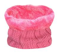 TOSKATOK Niños Niñas Invierno Rib Seed Stitch Térmico Cálido Acogedor Forro Polar Calentador De Cuello Snood Bufanda Con Conjunto De Gorro
