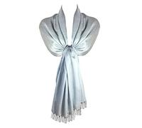 TOSKATOK Señoras para mujer con estilo Brillo Chispa de noche Pashmina Wrap Stole con acabado borla