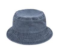 TOSKATOK Sombrero de Pescador Cubo y Sombrero para el Sol Algodón Puro Lavado Protección Solar UV Transpirable Playa Vacaciones Viajes