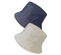 TOSKATOK® UPF 50+Sombreros Tipo Pescador o de Monte Unisex para Hombre y Mujer, Reversibles, de Mezcla de algodón, con protección Solar