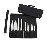 Tosnail Chef - Bolsa para Cuchillos con 15 Ranuras, asa de Transporte fácil y Correa para el Hombro, Color Negro