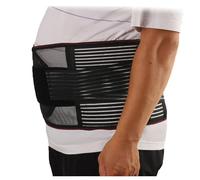 TOSOFT Faja Lumbar De Talla Grande S-5XL For Hombres Y Mujeres, Cinturón De Soporte Lumbar Deportivo Transpirable Corsé Ortopédico Corrector De Postura De Cintura(Black,XXL)