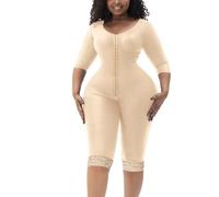 TOSOFT Faja Moldeadora De Cuerpo Completo For Mujer Moldeadora De Brazos Y Piernas For Liposucción Posoperatoria Y Posparto(Beige,S/Small)