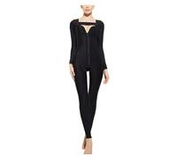TOSOFT Faja Postoperatoria De Cuerpo Completo For Mujer Liposucción Posparto Compresión De Brazos Muslo Fajas Adelgazantes (Color : Black, Size : L/Large)
