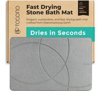 TOSORO - Alfombra de baño de Piedra, Alfombrilla de Ducha de Piedra Antideslizante de Tierra de diatomeas - Alfombra de baño Absorbente de Secado rápido - Diseño Elegante y Moderno, fácil de Limpiar