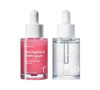 TOSOWOONG Kit Reparador de Tono y Textura: Sérum Real Rice Glow y Sérum Pink Peptide 12 PDRN - Rutina Diaria Facial para Opacidad y Líneas Finas