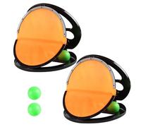 Toss And Catch Ball Game Set - Juego de atrapa bolas de murciélago para niños, actividades deportivas de interacción entre padres e hijos para viajes al aire libre para el robo de cumpleaños