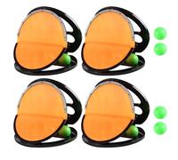 Toss Catch Game - 7.68 Inch Outdoor Fun Set | ABS Active Play Toy - Lightweight Portable Rackets Balls for Backyard Playground Camping Travel Birthday Gift Enjoyment