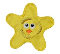 Toss Dog Toy, interactive Chewing Toy with Sound, High Strength Material, Teeth Cleaning Exterior, Medium Size Bright Color, Great for Interior, Outdoor Garden Pet Play and Ejercise