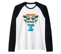 Tossa de Mar Playas Divertido España Vacaciones Coincidencia Camiseta Manga Raglan