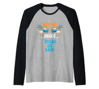 Tossa de Mar Playas Divertido España Vacaciones Coincidencia Camiseta Manga Raglan