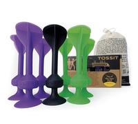 TOSSIT Dardos con Ventosa, Divertido Juego de Lanzar para Familia y Fiesta, Silicona para Jardín, Interior y Exterior, Petanca Boccia Juego de Mesa, Regalo Niños Adultos, Starter Pack