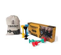 TOSSIT Dardos Ventosa Silicona, Family Pack | Juego de interior y exterior, se adhiere a ventanas, suelos, mesas y coches, 9 modos, 2-4 jugadores, desde 3 años, petanca