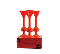 TOSSIT Juego Dardos de Silicona Ventosa - Juega con Familia y Amigos, Modos Petanca o Bocha Navidad, Diversión Portátil Todas Las Edades! Limited Edition Expansion, Orange