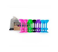 TOSSIT Juego Dardos de Silicona Ventosa - Juega con Familia y Amigos, Modos Petanca o Bocha y más! Ideal Interior Exterior, Diversión Portatil Todas Las Edades! Family Pack: 4 Colores + 1 Negro
