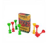 TOSSIT Juego de Dardos con Ventosa, Bocce Interior Exterior para Suelo y Pared, Silicona Resistente y Duradera, World Football Edition, Portugal