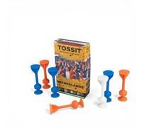 TOSSIT Juego de Dardos con Ventosa, Bocce Interior Exterior para Suelo y Pared, Silicona Resistente y Duradera, World Football Edition, Netherlands