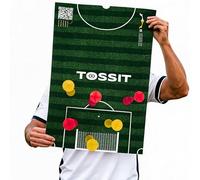 TOSSIT - Póster de juego 2 en 1: Attack & Penalty Mode para dardos ventosa, reposicionable y reutilizable hasta 200 veces | Ligero, fácil de instalar | Familia y Amigos | World Football Edition