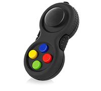 TOSSPER 1pc Fidget Pad con 8-Fidget Funciones Fidget Toy Controller Stress Reducer Hand Shank para Su Estrés De Liberación