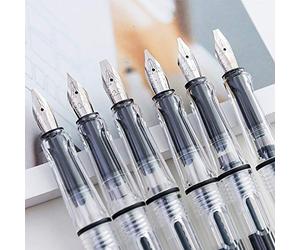 TOSSPER 6 Unids Caligrafía En Paralelo Pluma De 0,7mm 1.1mm 1.5mm 1.9mm 2.5mm 2.9mm Pluma De Escritura para La Letra Gótica De Caligrafía Papelería