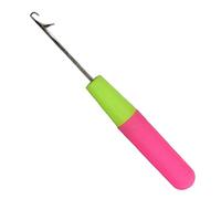 TOSSPER Herramienta De Bloqueo del Pelo Ganchillo Aguja De Metal Puños Dreadlocks Cuentas 1pc Hook para La Toma De La Trenza del Pelo De La Alfombra