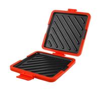 Tostada para microondas, sandwichera, micro Munchy, tostadora para microondas con correas de silicona ajustables, sin electricidad, inalámbrica (rojo)