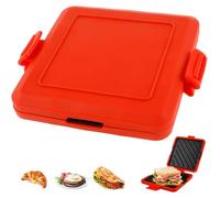 Tostadas para microondas, tostadas en microondas, parrilla inalámbrica de silicona, revestimiento antiadherente y sartén de calentamiento rápido para hornear pan para cocinar deliciosos sándwiches