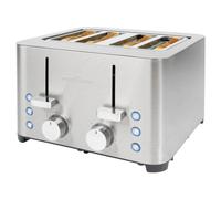 Tostador 4 ranuras Acero Inoxidable ProfiCook PC-TA 1252 regulable, 40mm, 1500W, funciones descongelar y recalentar