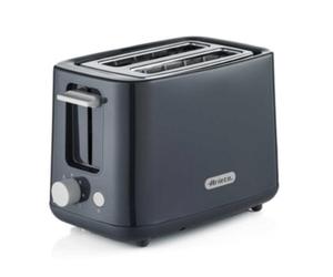 Tostador Ariete Breakfast 157/13 2 rebanadas grafito 760 W paredes frías