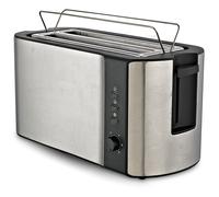 Tostador Comelec TP 1727 - 1400W, 2 Ranuras, 6 Niveles, Recogemigas, Rejilla, Acero Inox