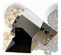 Tostador de semillas de girasol de 6 libras, máquina tostadora giratoria automática de acero inoxidable con rotativos, maní, temporizador de temperatura for nueces, maní(1500w)