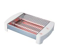 Tostador horizontal Jata 587 1 ranura larga 400 W, bandeja recogemigas, blanco e inox